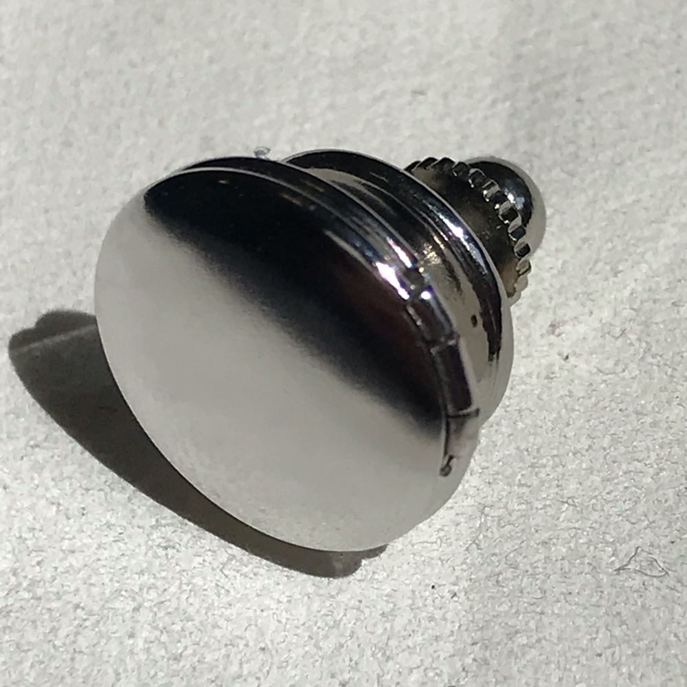 Silver tone Miniature Locket Lapel Pin